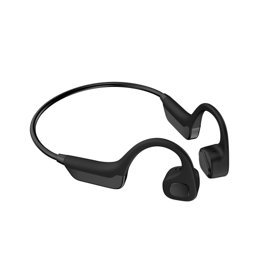 Bone Conduction Headphones - Bluetooth Open Ear Sport Headphones with Mic - Sweat Resistant Wireless Headphones for Running Workout - Bone Induction Bluetooth Headset Earphones up to 6h Playtime