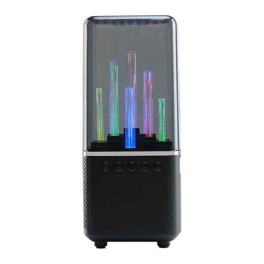 LED Bluetooth Speaker,Night Light Changing Wireless Speaker, Portable Wireless Bluetooth Speaker LED Themes,Handsfree/Phone/PC/MicroSD/USB Disk/AUX-in/TWS Supported