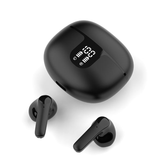 Real wireless Bluetooth headset compact LED display