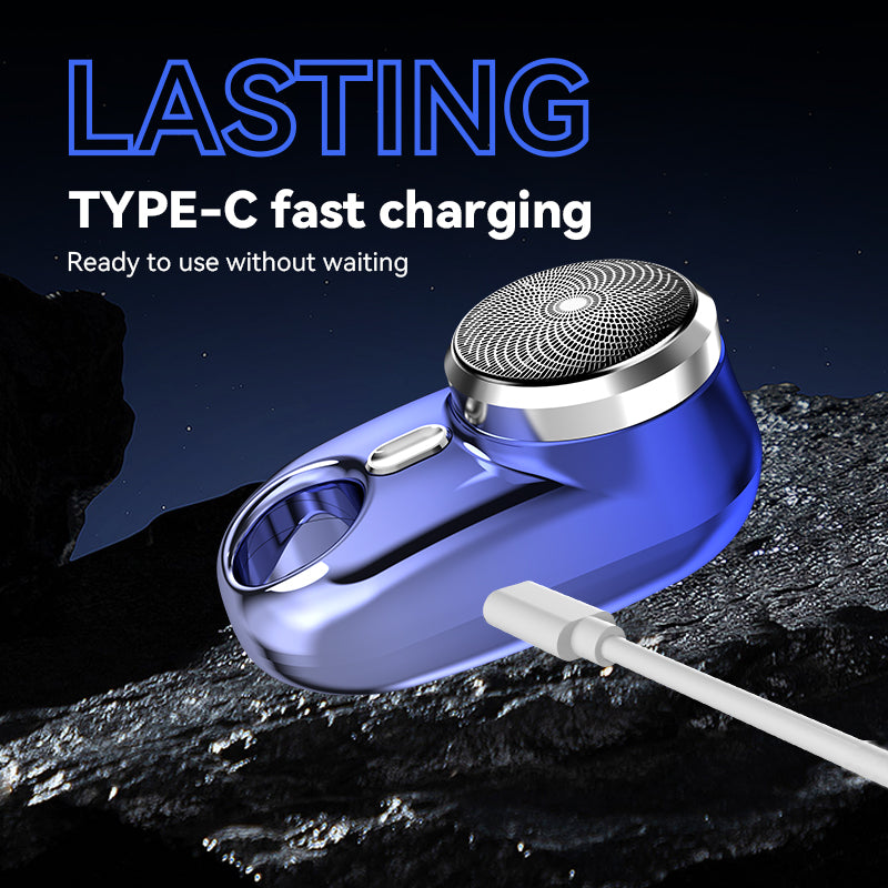 Portable shaver long standby compact tyoe charging LED power display colorful atmosphere light travel new models