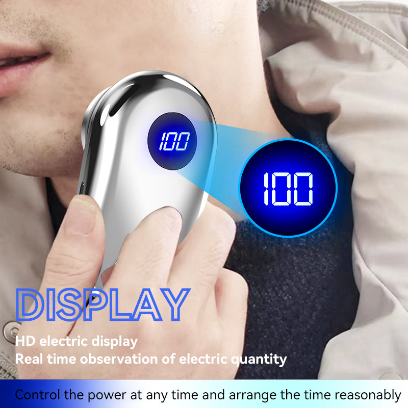 Portable shaver long standby compact tyoe charging LED power display colorful atmosphere light travel new models