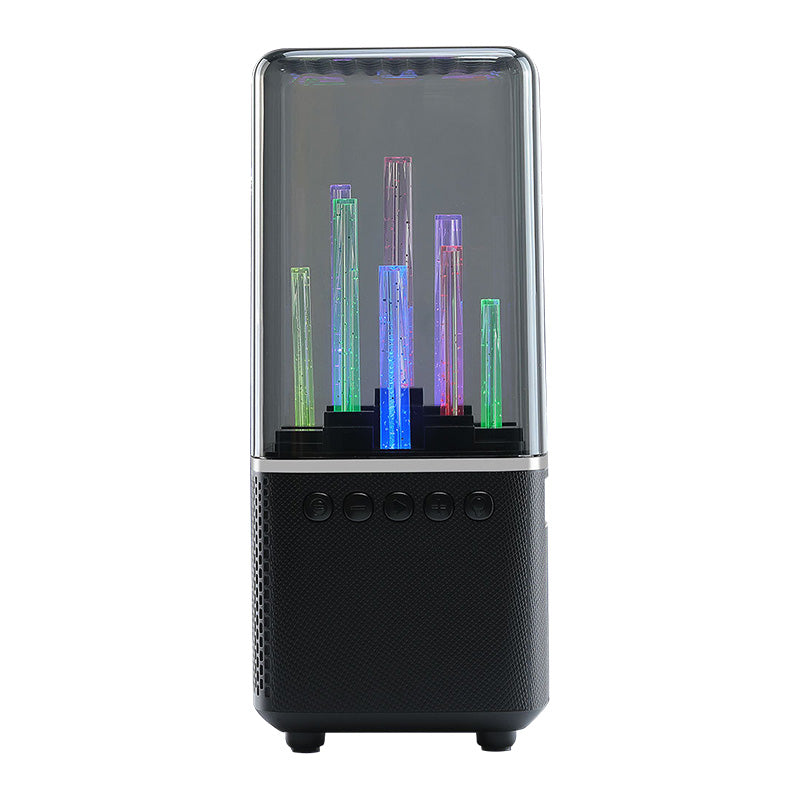 LED Bluetooth Speaker,Night Light Changing Wireless Speaker, Portable Wireless Bluetooth Speaker LED Themes,Handsfree/Phone/PC/MicroSD/USB Disk/AUX-in/TWS Supported