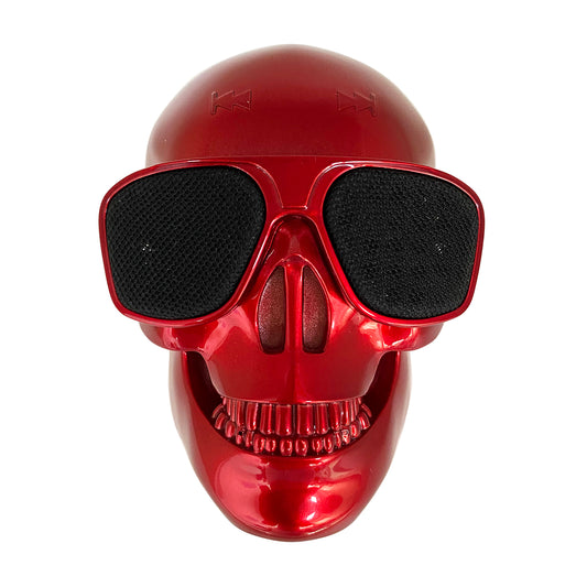 Skull Speaker Portable Bluetooth Mini Speakers Bass Stereo Compatible for Desktop PC/Laptop/Mobile Phone/MP3/MP4 Player for Halloween Decorations Unique Gift Party