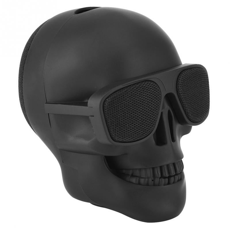 Skull Speaker, Portable Bluetooth Speakers Unique Speaker 8W Output Bass Stereo Compatible for Desktop PC/Laptop/Mobile Phone/MP3/MP4 Player for Halloween Decorations for Gift Party