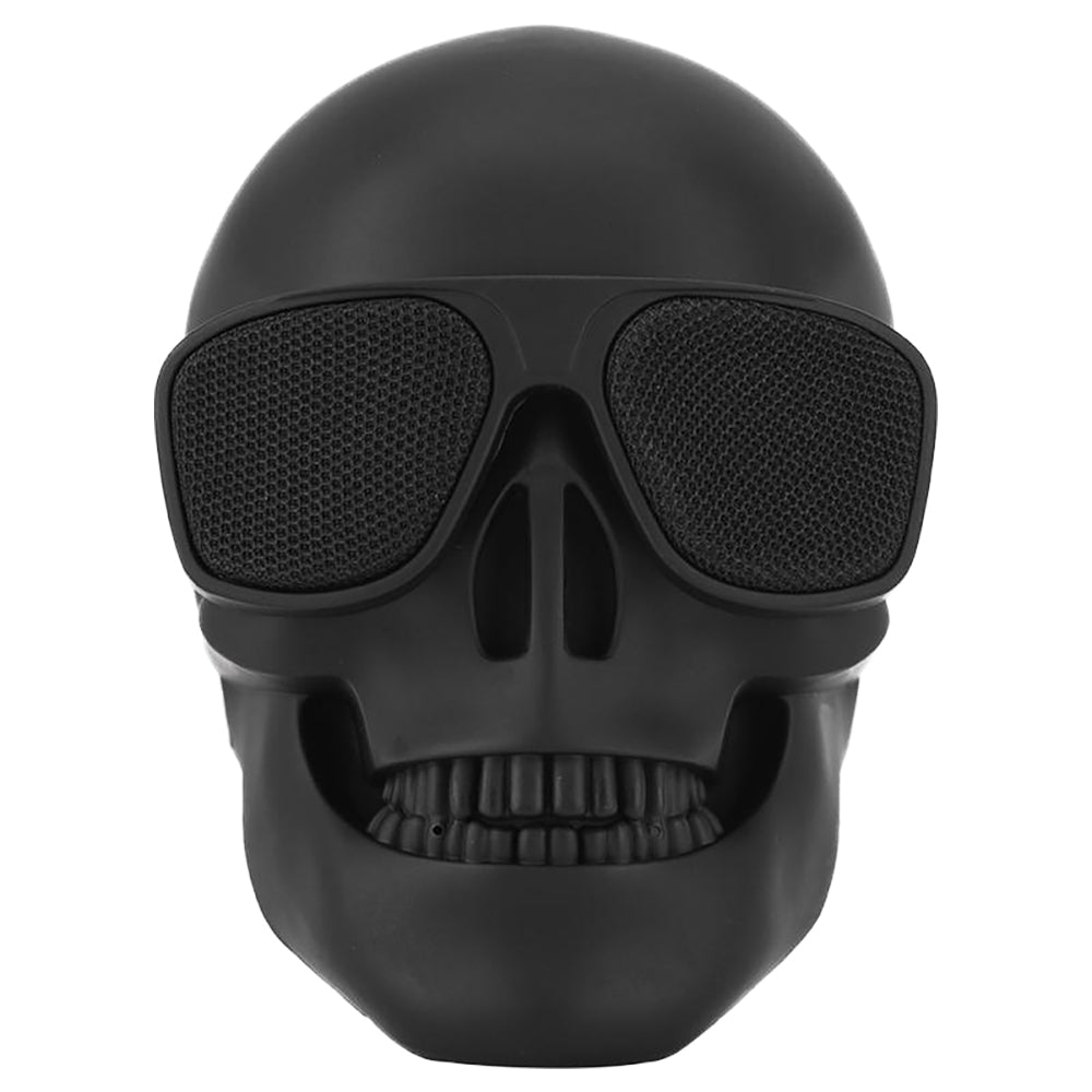 Skull Speaker, Portable Bluetooth Speakers Unique Speaker 8W Output Bass Stereo Compatible for Desktop PC/Laptop/Mobile Phone/MP3/MP4 Player for Halloween Decorations for Gift Party