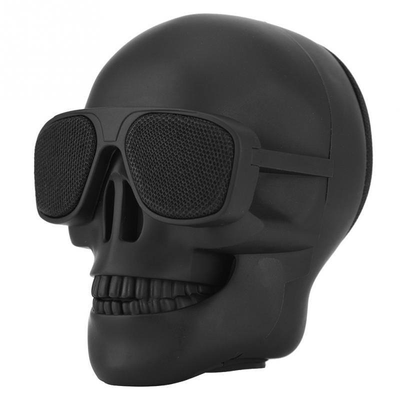 Skull Speaker, Portable Bluetooth Speakers Unique Speaker 8W Output Bass Stereo Compatible for Desktop PC/Laptop/Mobile Phone/MP3/MP4 Player for Halloween Decorations for Gift Party